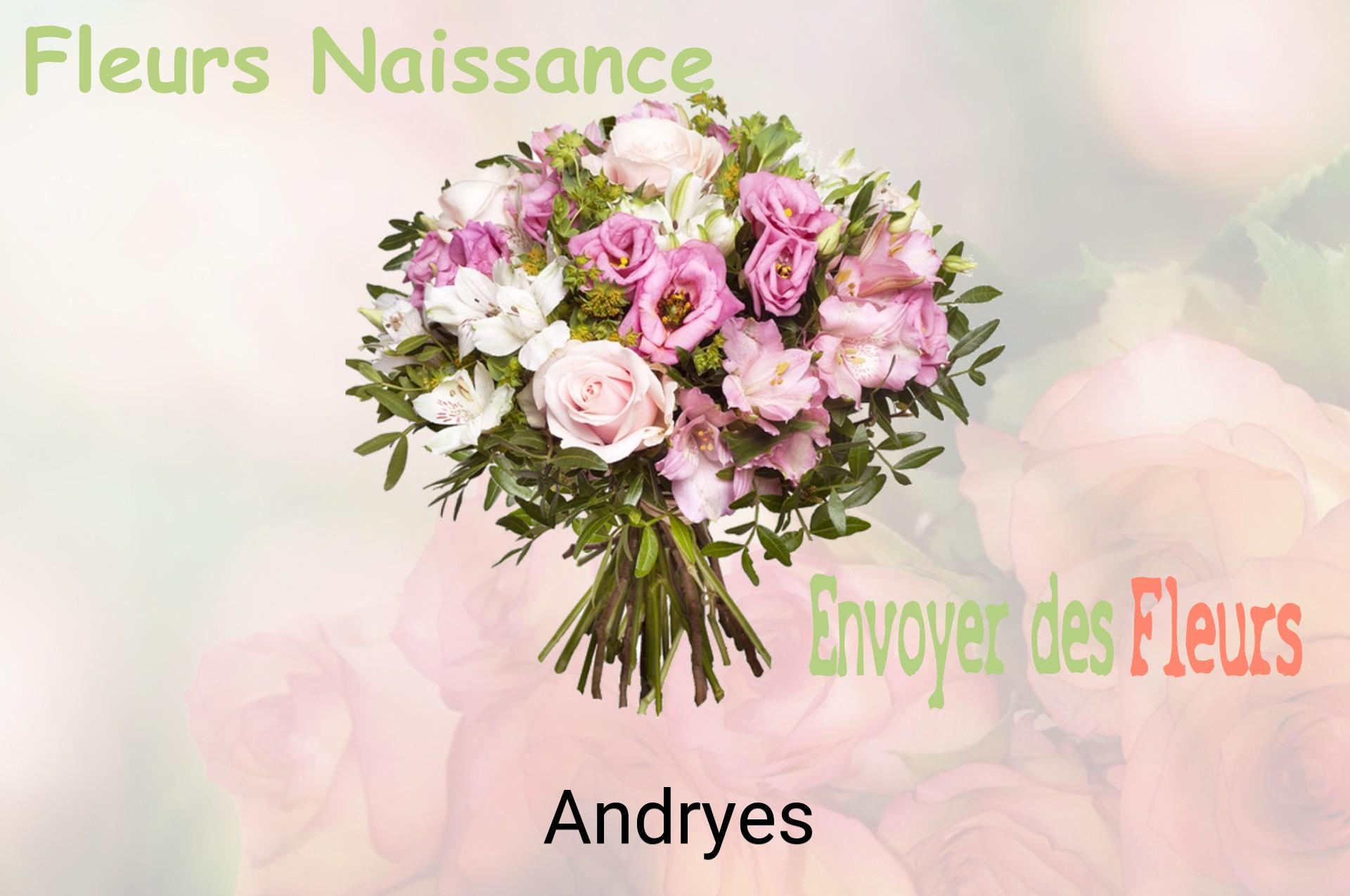 Bouquet de fleurs de naissance livré à Andryes